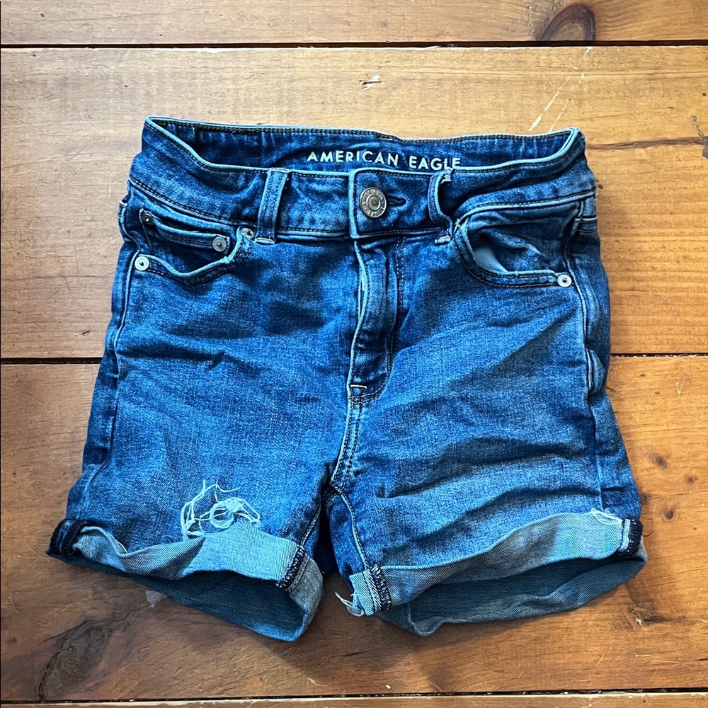 American Eagle Outfitters Blue Denim Shorts